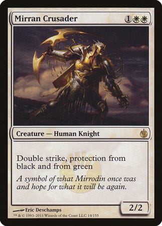 Mirran Crusader [Mirrodin Besieged] MTG Single Magic: The Gathering  | Multizone: Comics And Games