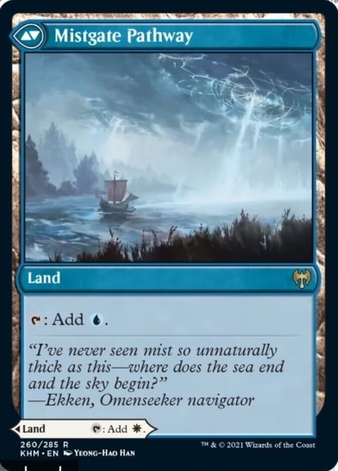 Hengegate Pathway // Mistgate Pathway [Kaldheim] MTG Single Magic: The Gathering  | Multizone: Comics And Games