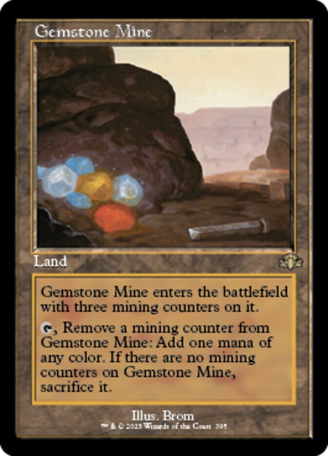 Gemstone Mine (Retro) [Dominaria Remastered] MTG Single Magic: The Gathering  | Multizone: Comics And Games