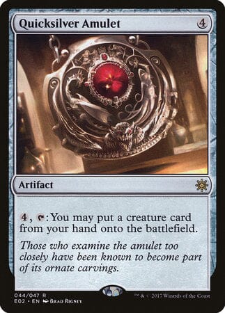 Quicksilver Amulet [Explorers of Ixalan] MTG Single Magic: The Gathering  | Multizone: Comics And Games