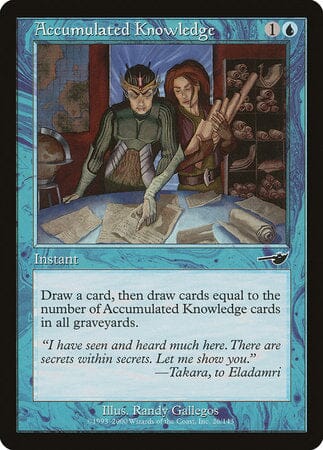 Accumulated Knowledge [Nemesis] MTG Single Magic: The Gathering  | Multizone: Comics And Games