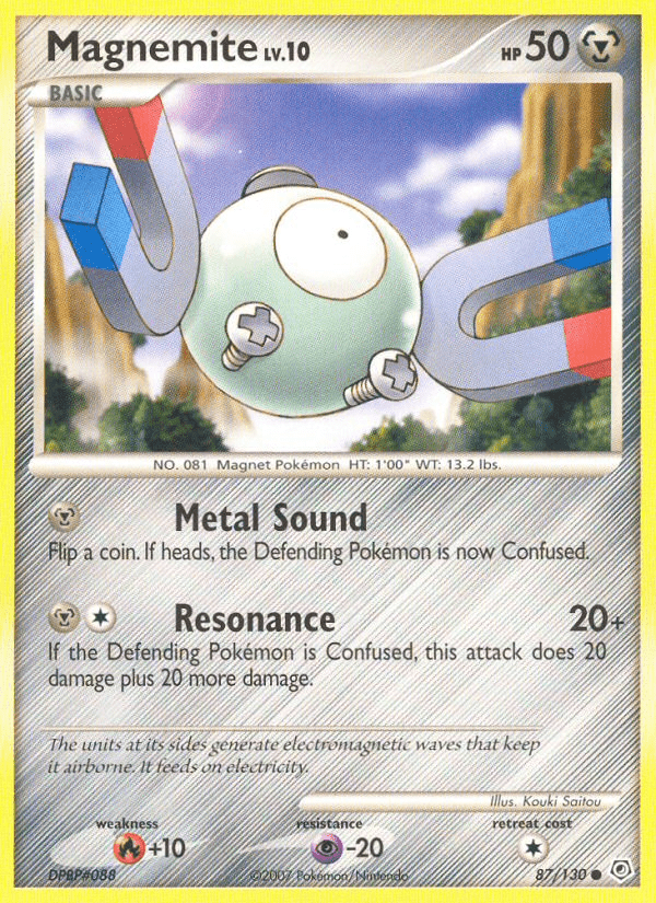 Magnemite (87/130) [Diamond & Pearl: Base Set] Pokemon Single Pokémon  | Multizone: Comics And Games