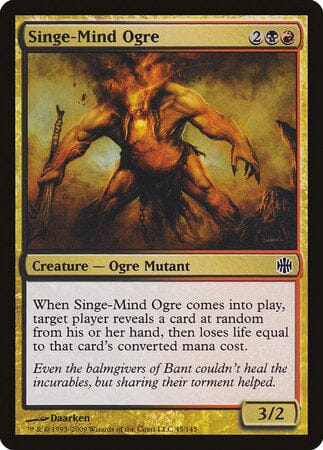 Singe-Mind Ogre [Alara Reborn] MTG Single Magic: The Gathering  | Multizone: Comics And Games