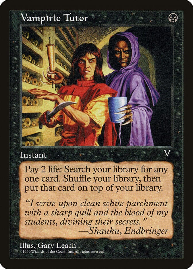 Vampiric Tutor [Visions] MTG Single Magic: The Gathering  | Multizone: Comics And Games