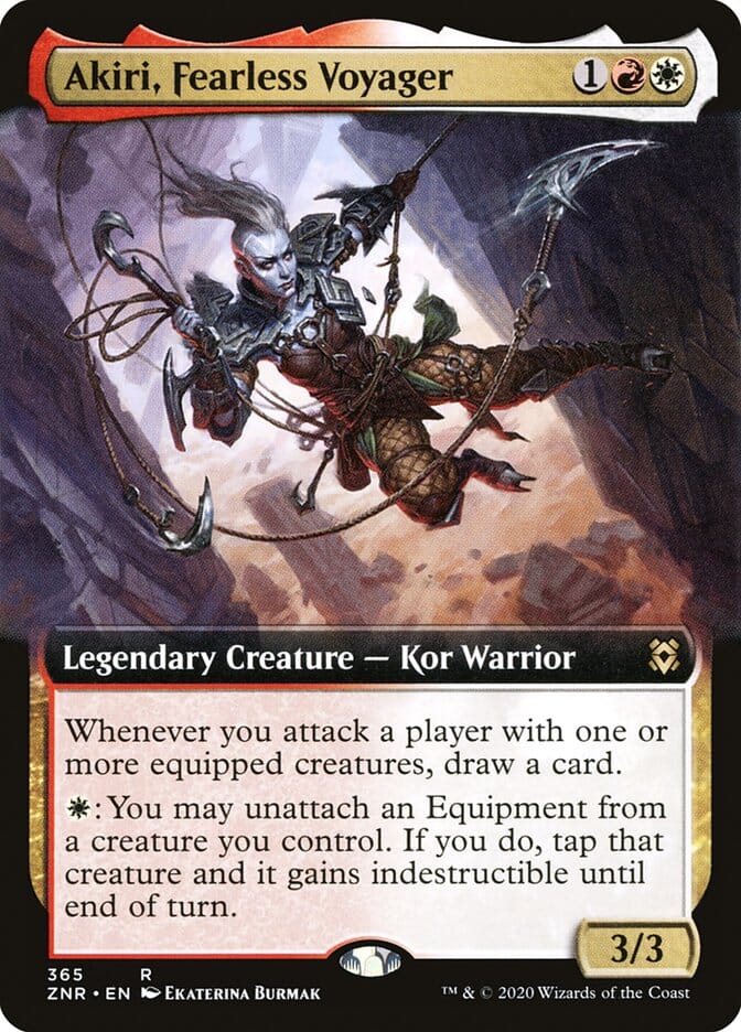 Akiri, Fearless Voyager (Extended Art) [Zendikar Rising] MTG Single Magic: The Gathering  | Multizone: Comics And Games
