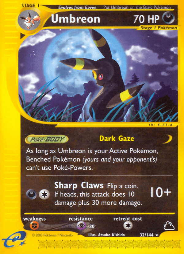 Umbreon (32/144) [Skyridge] Pokemon Single Pokémon  | Multizone: Comics And Games