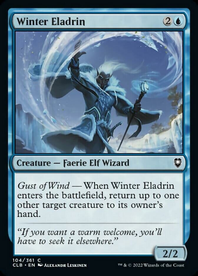 Winter Eladrin [Commander Legends: Battle for Baldur's Gate] MTG Single Magic: The Gathering  | Multizone: Comics And Games