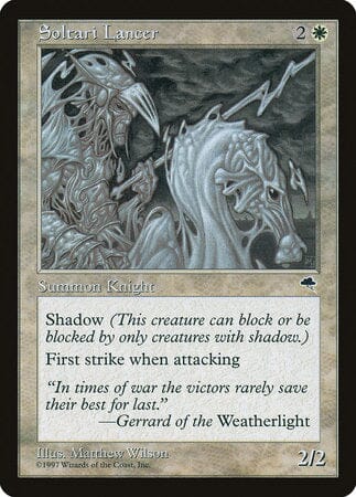 Soltari Lancer [Tempest] MTG Single Magic: The Gathering  | Multizone: Comics And Games