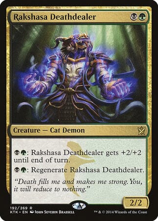 Rakshasa Deathdealer [Khans of Tarkir] MTG Single Magic: The Gathering  | Multizone: Comics And Games