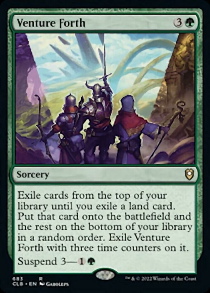 Venture Forth [Commander Legends: Battle for Baldur's Gate] MTG Single Magic: The Gathering  | Multizone: Comics And Games
