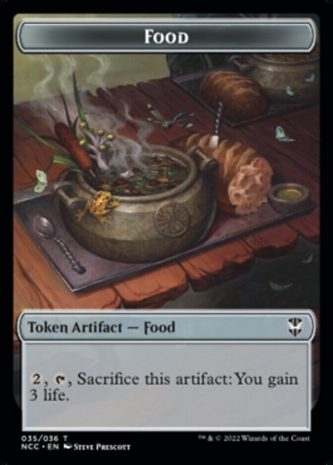 Food // Citizen Double-sided Token [Streets of New Capenna Commander Tokens] MTG Single Magic: The Gathering  | Multizone: Comics And Games