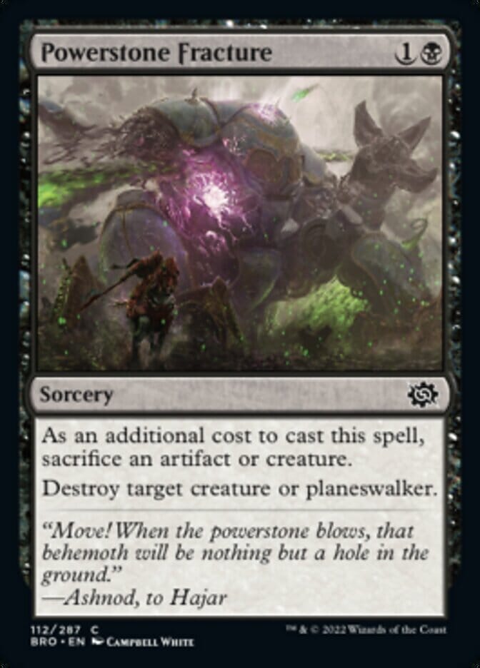 Powerstone Fracture [The Brothers' War] MTG Single Magic: The Gathering  | Multizone: Comics And Games