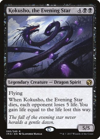 Kokusho, the Evening Star [Iconic Masters] MTG Single Magic: The Gathering  | Multizone: Comics And Games