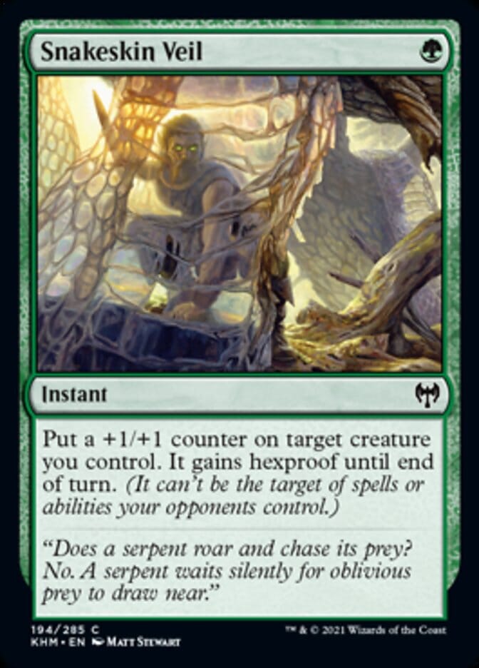 Snakeskin Veil [Kaldheim] MTG Single Magic: The Gathering  | Multizone: Comics And Games