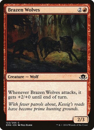 Brazen Wolves [Eldritch Moon] MTG Single Magic: The Gathering  | Multizone: Comics And Games