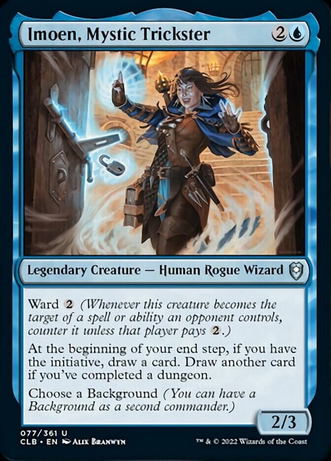 Imoen, Mystic Trickster [Commander Legends: Battle for Baldur's Gate] MTG Single Magic: The Gathering  | Multizone: Comics And Games