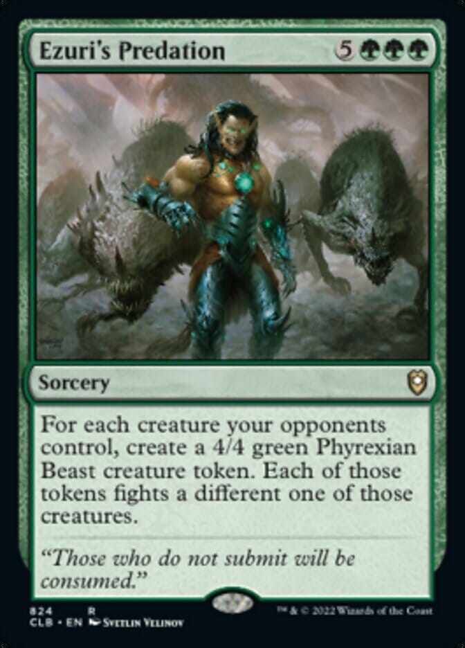 Ezuri's Predation [Commander Legends: Battle for Baldur's Gate] MTG Single Magic: The Gathering  | Multizone: Comics And Games