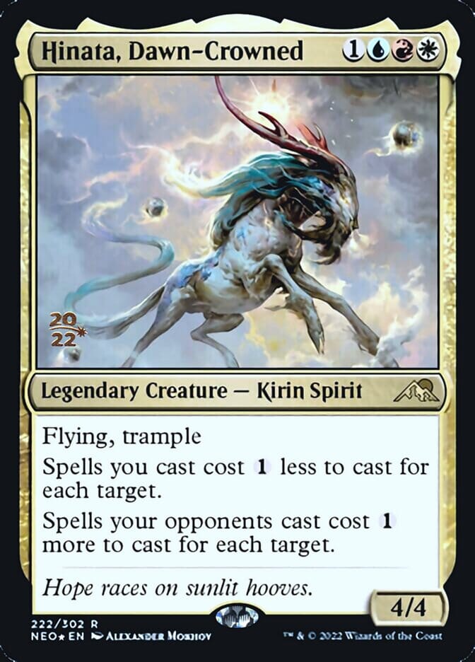 Hinata, Dawn-Crowned [Kamigawa: Neon Dynasty Prerelease Promos] MTG Single Magic: The Gathering  | Multizone: Comics And Games
