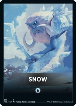 Snow Theme Card [Jumpstart 2022 Front Cards] MTG Single Magic: The Gathering  | Multizone: Comics And Games