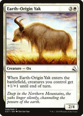 Earth-Origin Yak [Global Series Jiang Yanggu & Mu Yanling] MTG Single Magic: The Gathering  | Multizone: Comics And Games