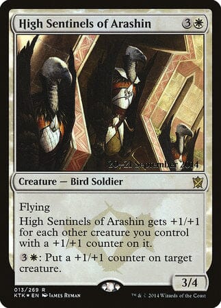 High Sentinels of Arashin [Khans of Tarkir Promos] MTG Single Magic: The Gathering  | Multizone: Comics And Games