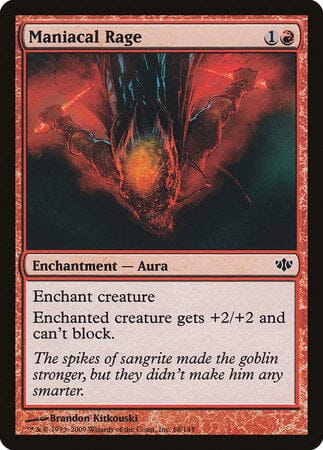 Maniacal Rage [Conflux] MTG Single Magic: The Gathering  | Multizone: Comics And Games