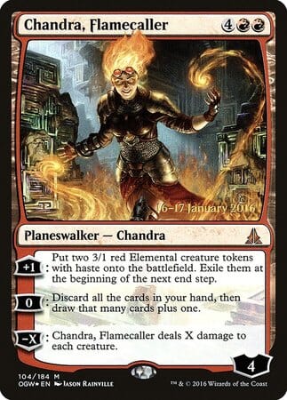 Chandra, Flamecaller [Oath of the Gatewatch Promos] MTG Single Magic: The Gathering  | Multizone: Comics And Games