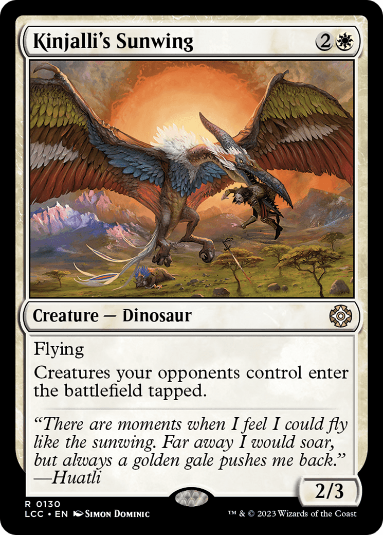 Kinjalli's Sunwing [The Lost Caverns of Ixalan Commander] MTG Single Magic: The Gathering  | Multizone: Comics And Games