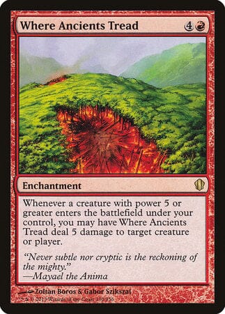 Where Ancients Tread [Commander 2013] MTG Single Magic: The Gathering  | Multizone: Comics And Games