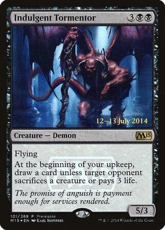 Indulgent Tormentor [Magic 2015 Promos] MTG Single Magic: The Gathering  | Multizone: Comics And Games