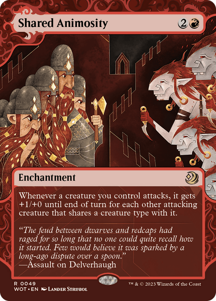 Shared Animosity [Wilds of Eldraine: Enchanting Tales] MTG Single Magic: The Gathering  | Multizone: Comics And Games