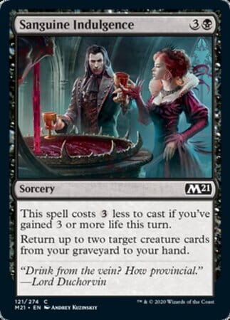 Sanguine Indulgence [Core Set 2021] MTG Single Magic: The Gathering  | Multizone: Comics And Games