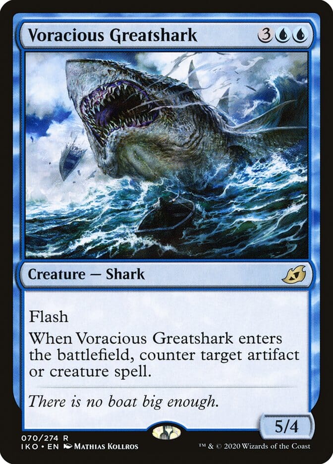 Voracious Greatshark [Ikoria: Lair of Behemoths] MTG Single Magic: The Gathering  | Multizone: Comics And Games