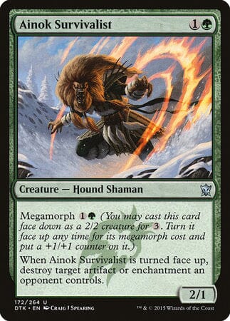 Ainok Survivalist [Dragons of Tarkir] MTG Single Magic: The Gathering  | Multizone: Comics And Games