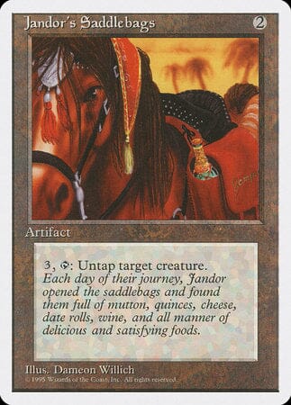 Jandor's Saddlebags [Fourth Edition] MTG Single Magic: The Gathering  | Multizone: Comics And Games