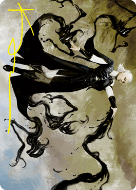 Shadewing Laureate Art Card (Gold-Stamped Signature) [Strixhaven: School of Mages Art Series] MTG Single Magic: The Gathering  | Multizone: Comics And Games