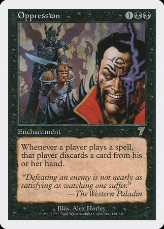 Oppression [Seventh Edition] MTG Single Magic: The Gathering  | Multizone: Comics And Games