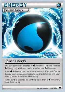 Splash Energy (113/122) (Ninja Blitz - Cody Walinski) [World Championships 2016] Pokemon Single Pokémon  | Multizone: Comics And Games