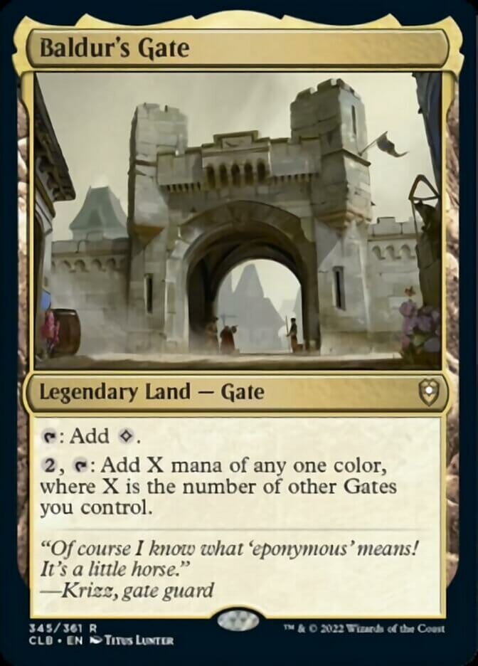 Baldur's Gate [Commander Legends: Battle for Baldur's Gate] MTG Single Magic: The Gathering  | Multizone: Comics And Games