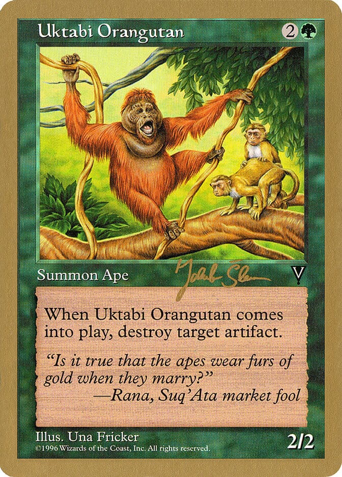 Uktabi Orangutan (Jakub Slemr) [World Championship Decks 1997] MTG Single Magic: The Gathering  | Multizone: Comics And Games
