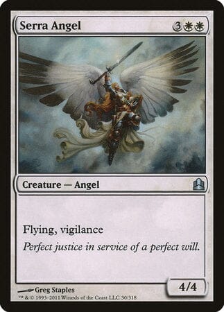 Serra Angel [Commander 2011] MTG Single Magic: The Gathering  | Multizone: Comics And Games