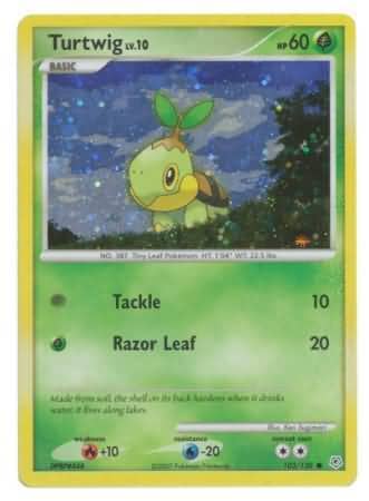 Turtwig (103/130) (Cosmos Holofoil) [Diamond & Pearl: Base Set] Pokemon Single Pokémon  | Multizone: Comics And Games