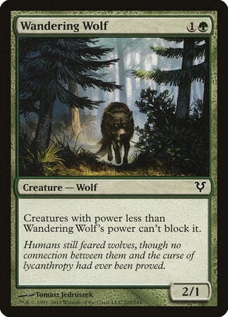Wandering Wolf [Avacyn Restored] MTG Single Magic: The Gathering  | Multizone: Comics And Games