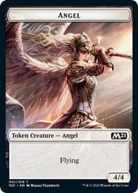 Angel // Knight Double-sided Token [Core Set 2021 Tokens] MTG Single Magic: The Gathering  | Multizone: Comics And Games