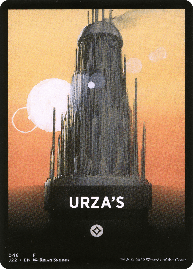 Urza's Theme Card [Jumpstart 2022 Front Cards] MTG Single Magic: The Gathering  | Multizone: Comics And Games