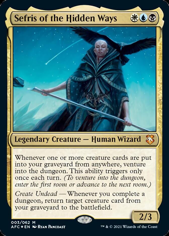 Sefris of the Hidden Ways [Dungeons & Dragons: Adventures in the Forgotten Realms Commander] MTG Single Magic: The Gathering  | Multizone: Comics And Games