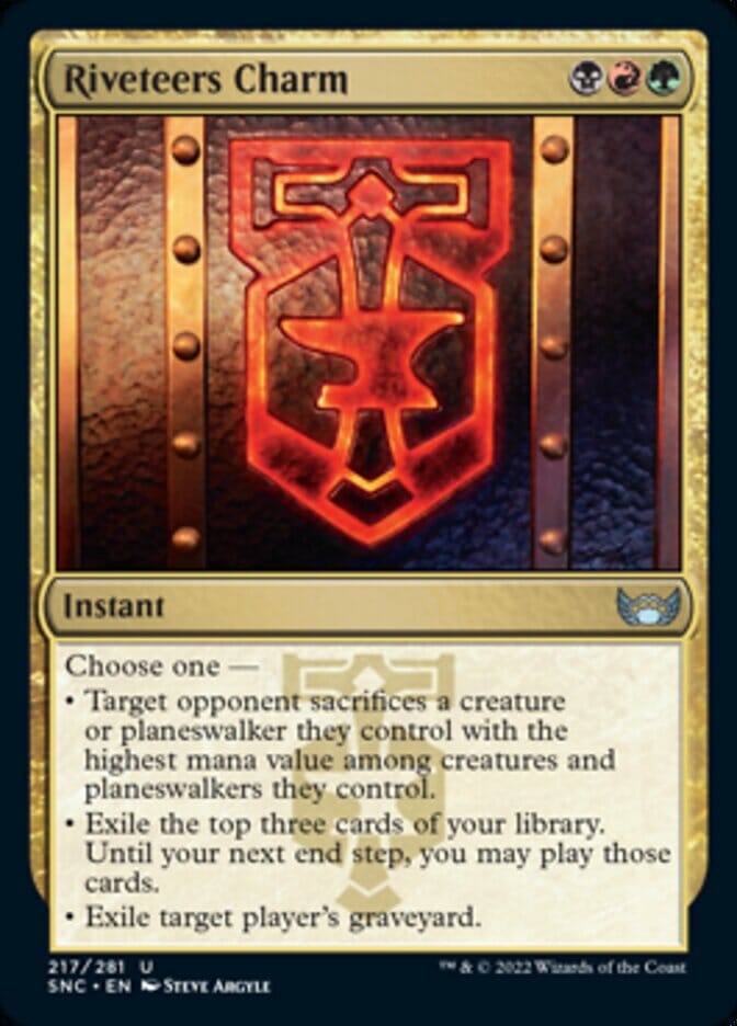 Riveteers Charm [Streets of New Capenna] MTG Single Magic: The Gathering  | Multizone: Comics And Games