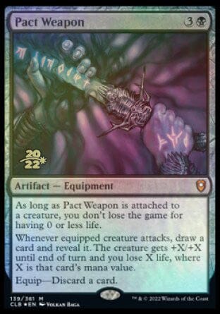 Pact Weapon [Commander Legends: Battle for Baldur's Gate Prerelease Promos] MTG Single Magic: The Gathering  | Multizone: Comics And Games