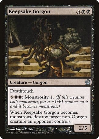 Keepsake Gorgon [Theros] MTG Single Magic: The Gathering  | Multizone: Comics And Games