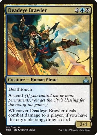 Deadeye Brawler [Rivals of Ixalan] MTG Single Magic: The Gathering  | Multizone: Comics And Games